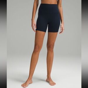 Lululemon Athletica Black Align Shorts, High-Waisted, 6”